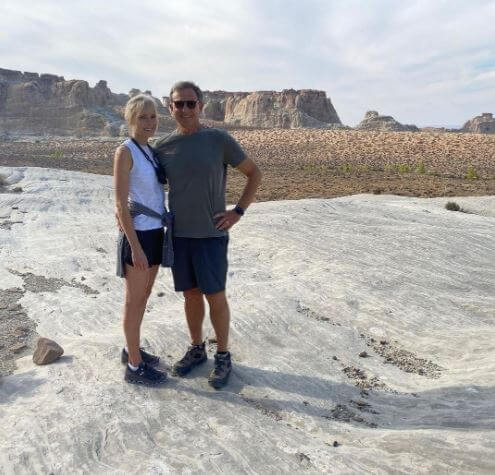 Arthur Iger's son, Bob Iger, with his second wife, Willow Bay.